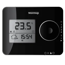 WARMUP TEMPO programski termostat ČRNI