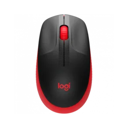 LOGITECH M190 Full-size wireless mouse - RED - 2 4GHZ - EMEA - M190