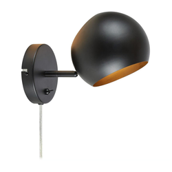 Markslöjd 108753 - Zidna lampa EDGAR 1xE14/40W/230V crna