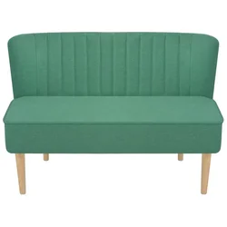 Sofa 117x55,5x77 cm Tkanina Zelena
