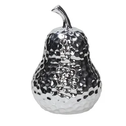 Tognana Dekorativna figura Kruška 13x13cm, Srebrne boje