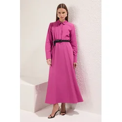 Trendyol Modest Ženska haljina Tctaw25Eb00090, Roza
