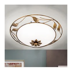 Orion DL 7-509/40 - Plafonsko svetlo FLEUR 2xE27/60W/230V prečnik 40 cm bronza