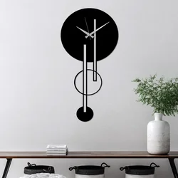Wallity Zidni sat 96x49cm Crni