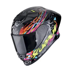 SCORPION Exo-r1 evo ii air savage black-blue-pink kaciga