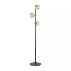 Brilagi - Stojeća lampa VULCANO 3xG9/8W/230V braon/dimljeno bež