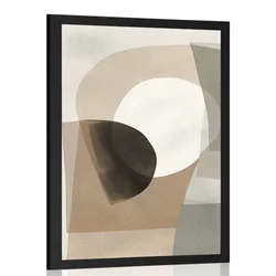 Plakat abstraktne oblike No1 - 40x60 silver