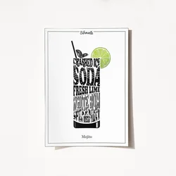 Wallity Poster Mojito-2055, 42x59,4 cm