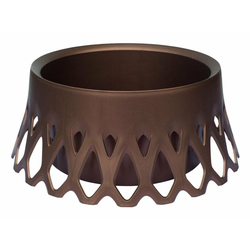 Plastia sadilna posoda Roseta O 30, rjava