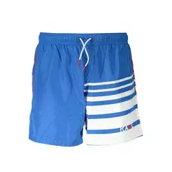 Karl Lagerfeld Muški kupaći KL20MBM03_AZZURRO_BLUE, Plavi