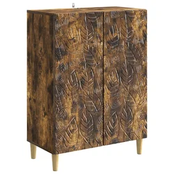 Postol Dimljeni hrast 66 x 34,5 x 90 cm Konstruirano drvo