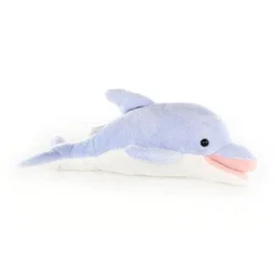 Plišasti delfin svetlo modre barve