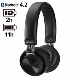 ACME Bluetooth sluA!alice BH203 (Crne) - 504897 Standardne 20Hz - 20KHz Bluetooth i 3.5mm Crna