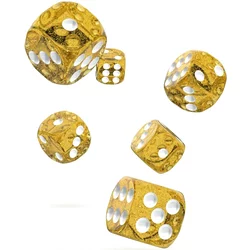 Kockice Oakie Doakie Dice D6 16 mm Speckled - Orange (12)