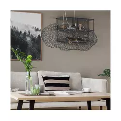 ByRydens 4201250-4002 - HAYDEN LED luster na sajli LED/15W/230V, crni