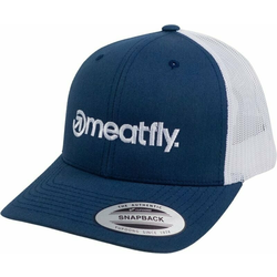 Meatfly Logo Trucker Navy/White