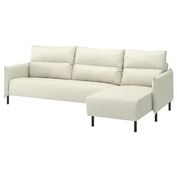 MANNARP Sofa 4-sed i lenjivac, Gunnared bež