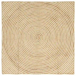 Tepisi za područja Bijela 120 x 120 cm Juta