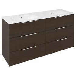 SAPHO Rustikalna Borovinska Kopalniška Omarica s 3 Predali 139,6x75x46cm CIRASA