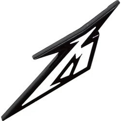 Metallica Black & White M Logo Odznak 35 mm