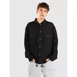 Anerkjendt Akotto Cot-Linen-Vis Overshirt Jacket caviar