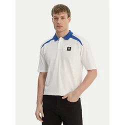 HUGO Polo majica Dunios_RB 50559650 Bela Regular Fit