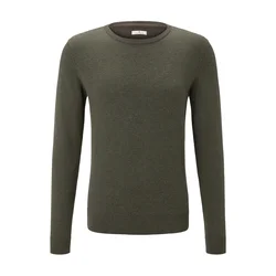 TOM TAILOR Pulover temno zelena