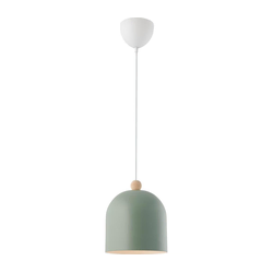 Nordlux - Luster na sajli GASTON 1xE27/40W/230V zelena/bela