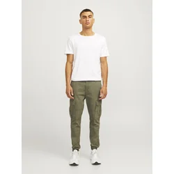 JJ REBEL Muške pantalone sa džepovima MICHAEL 12262655, Maslinaste