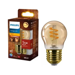 LED Prigušiva sijalica VINTAGE Philips P45 E27/3W/230V 2200K