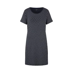 JOOP! Spalna srajca Cosy nočno modra/bela