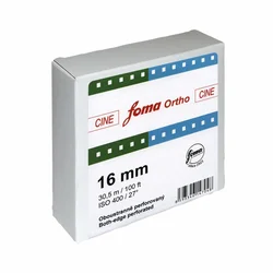 FOMA Cine ORTHO 400 16 mm/30,5 bm 2x perfo