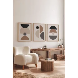 Wallity Slika 3Dartsoho88, 3 dela, 33 x 48 cm