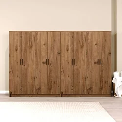 Hanah Home Ormar Kardelen 1600-121, 280x180x51,8 cm, , Braon