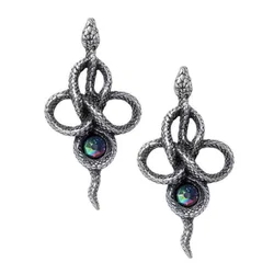 Uhani ALCHEMY GOTHIC - Tercia Serpent - Kositer - E441