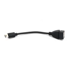 3G (87810) kabl USB mini (muški) na USB (ženski) 10 cm crni