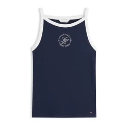 TOMMY HILFIGER Top mornarska/bela