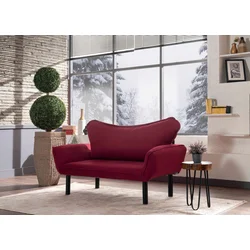 Atelier del Sofa Dvosed na razvlačenje Chatto 140x70x65cm Bordo