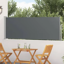 Retraktabilna bočna tende Antracit 500 x 100 cm Poliester