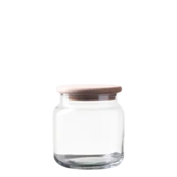 Steklena posoda s pokrovom 0,6 l — Basic Kitchen - 593765