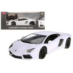 Licencirani avto na daljinsko upravljanje Lamborghini Aventador Cupe - bela