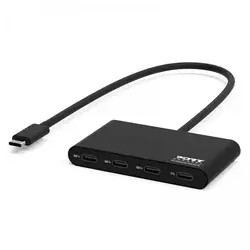 PORT DESIGNS USB HUB Port Designs USB-C hub/3XUSB-C/USB-C pd