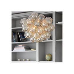 ByRydens 4200440-5503 - Luster na sajli GROSS 8xG9/4W/230V dimna/braon