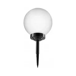 LED solarna lampa LED/1,2V 6500K 200 mAh prečnika 25 cm IP44 bela/crna