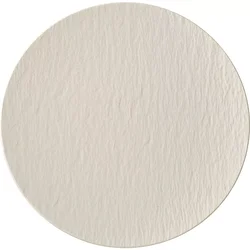 Villeroy & Boch plitek krožnik Manufacture Rock 25 cm, bel, dvignjen rob