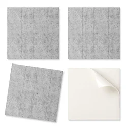 shumee Samolepilne vinilne ploščice za betonsko konstrukcijo z risbami 20x20x20 cm