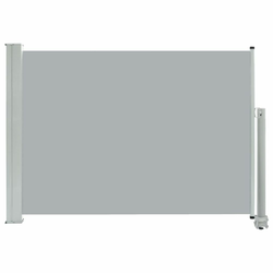 Uvlačiva bočna tenda za terasu 80 x 300 cm siva