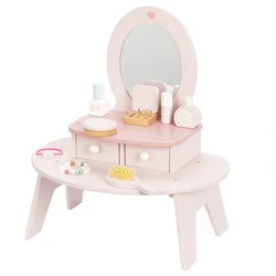 Cute&Cool drvena igračka make-up sto sa dodacima