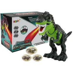 slomart Dinozaver na baterije, ki odlaga jajca, bruha paro in luč