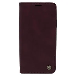 Maska za telefon LEATHER RETRO FLIP za Iphone XR, Bordo